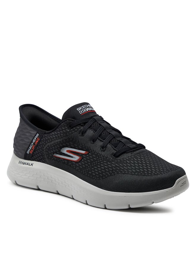 Skechers Sneakersy Skechers Go Walk Flex-New World 216505/BKOR Čierna
