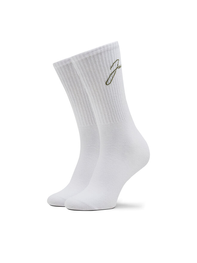 Jack&Jones Zestaw 5 par wysokich skarpet męskich Jack&Jones Lukas 12259024 Biały
