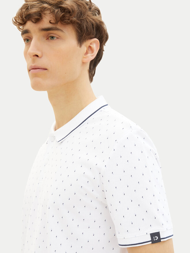 Tom Tailor Denim Tom Tailor Denim Pólóing 1040465 Fehér Regular Fit