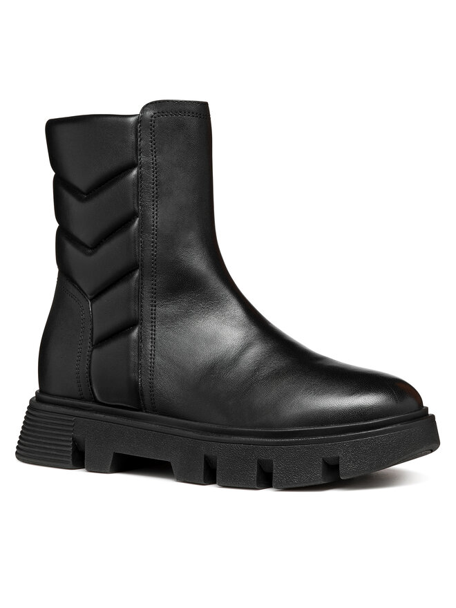 Geox Bokacsizma Geox D Vilde D46UAB 0TUBC C9999 Fekete