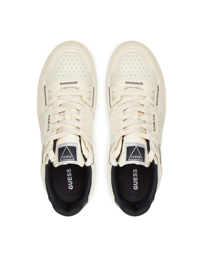 Guess Sneakersy Guess FMTVIN-ELE12 Écru