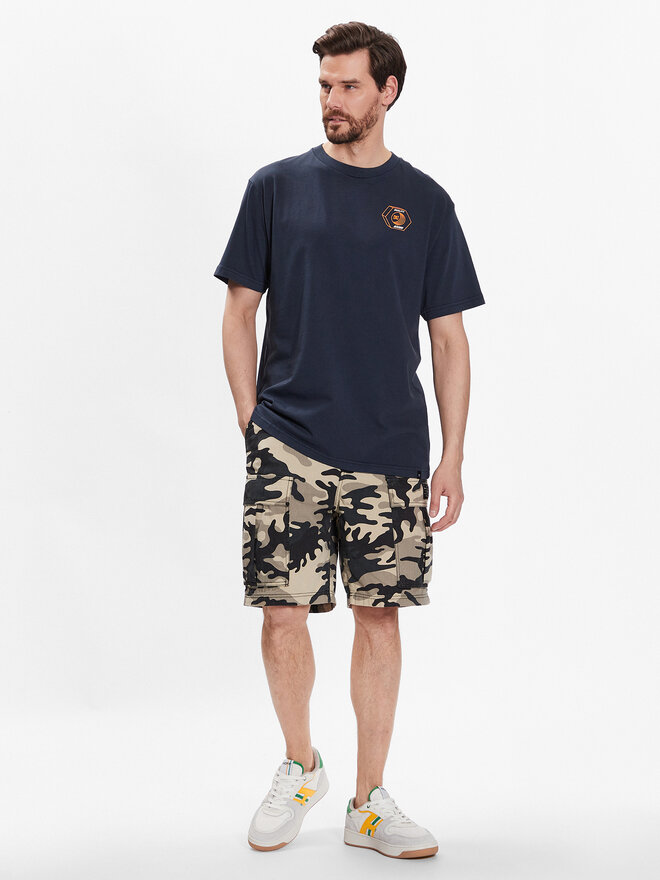DC DC Póló Quality Goods ADYZT05235 Sötétkék Relaxed Fit