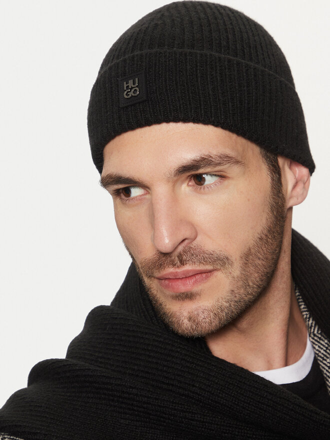 HUGO Šalles un cepures komplekts Hugo 50524567 Melns