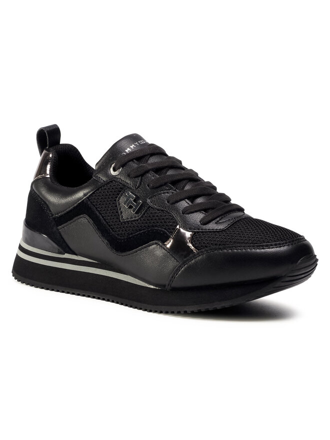 Tommy Hilfiger Tenisice Tommy Hilfiger Feminine Active City Sneaker FW0FW05010 Crna