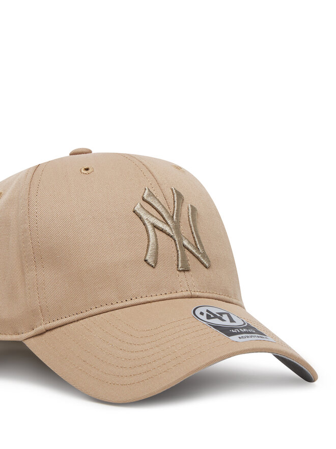 47 Brand Czapka z daszkiem 47 Brand MLB New York Yankees Raised Basic '47 MVP B-RAC17CTP Khaki