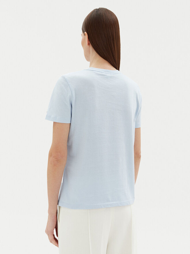 Tommy Hilfiger Tommy Hilfiger Футболка WW0WW40276 Блакитний Regular Fit