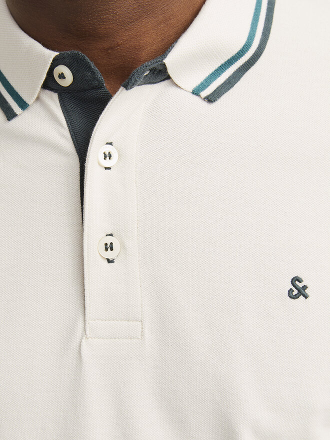 Jack&Jones Jack&Jones Poloshirt Paulos 12136668 Beige Slim Fit