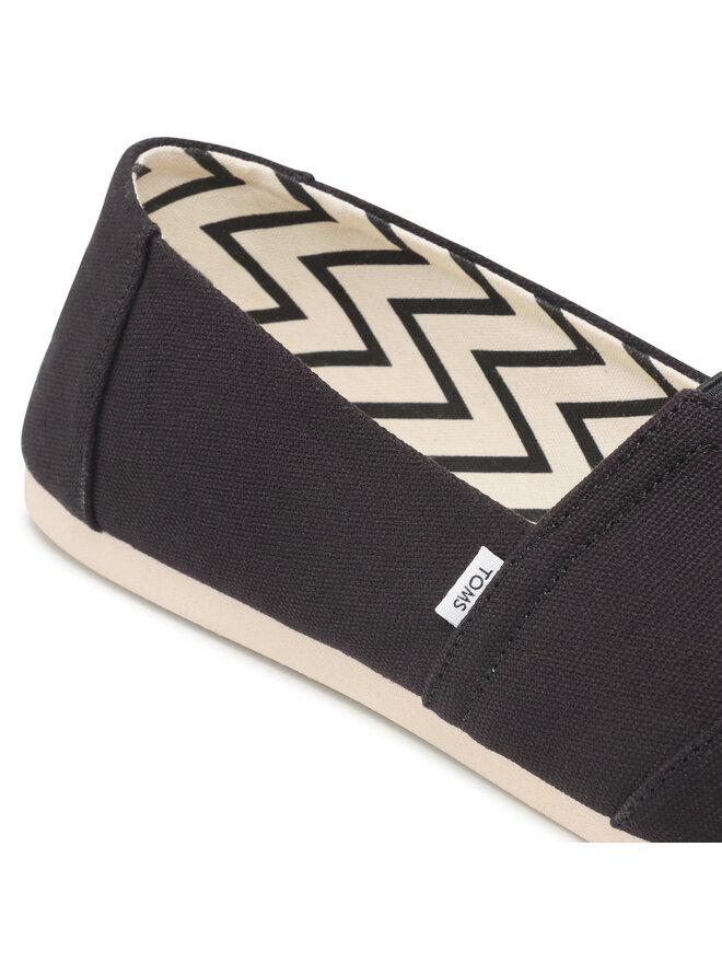 Toms Īsi apavi Toms Alpargata 10017732 Melns