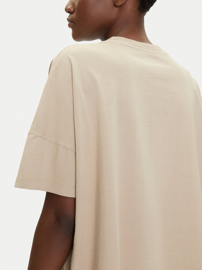 Bomboogie Bomboogie T-Shirt TW7441TJOR5 Beige Relaxed Fit