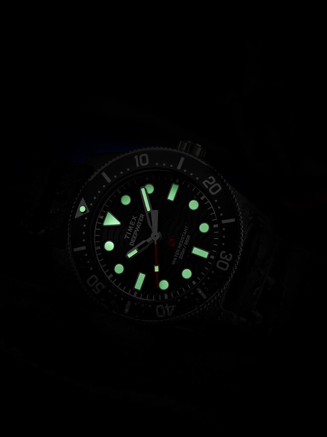 Timex Ρολόι Timex Deepwater Reef 200 XCF TW2Y02200 Μαύρο