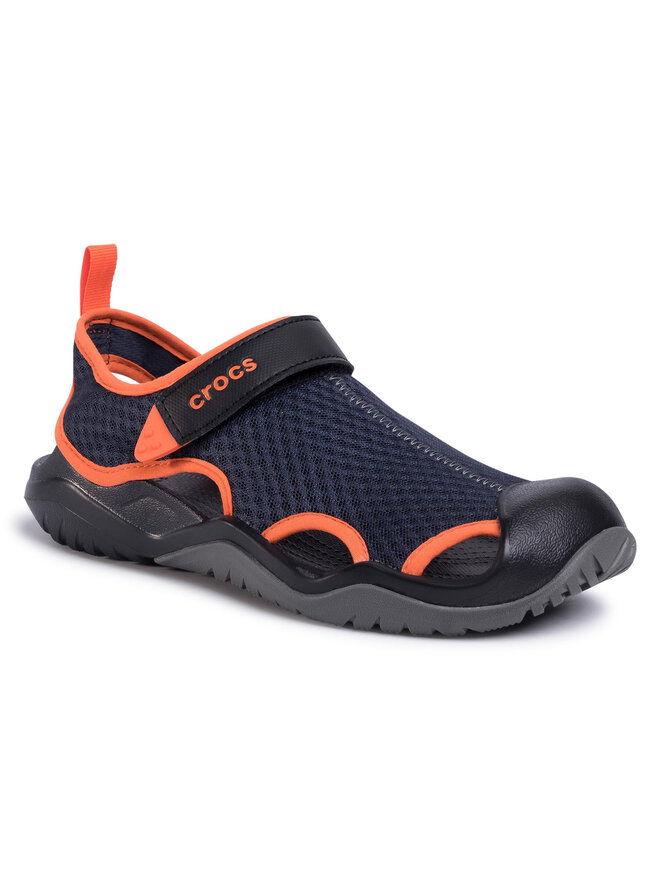 Sandalen Crocs Swifwater Mesh Deck Sandal M 205289 Dunkelblau eschuhe