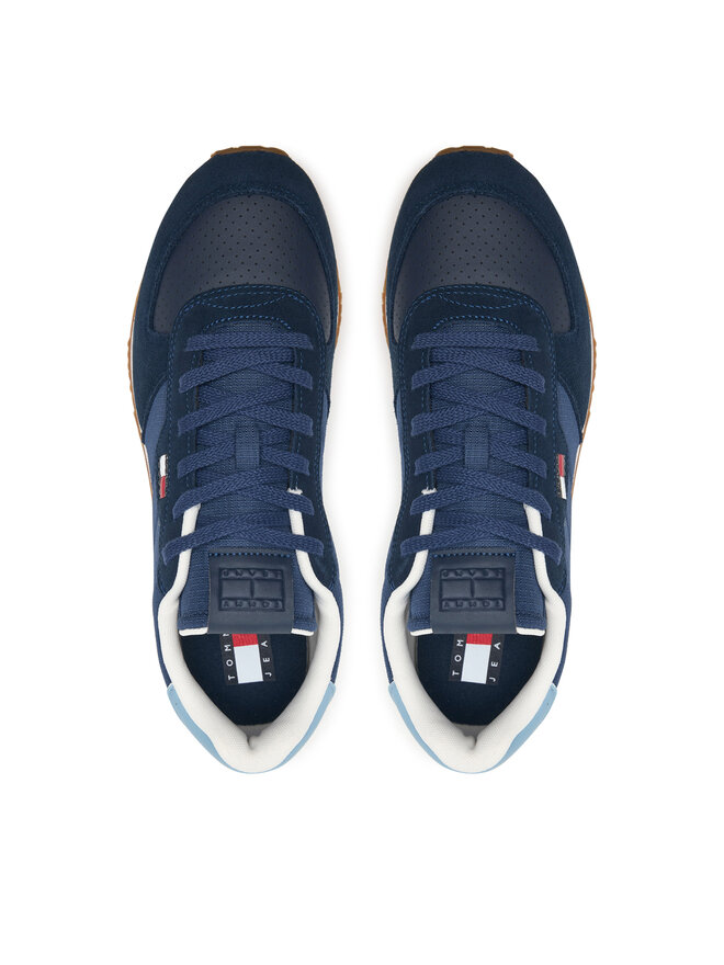 Tommy Jeans Sneakers Tommy Jeans Tj Runner Flag Mix EM0EM01774 Dunkelblau