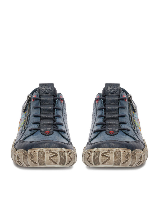 Rieker Halbschuhe Rieker L0357-12 Blau