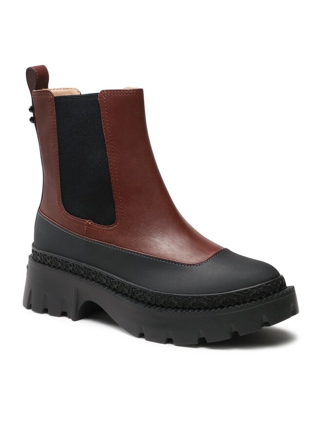 Coach Botines Coach Jayla Leather Bootie CM770 Marrón