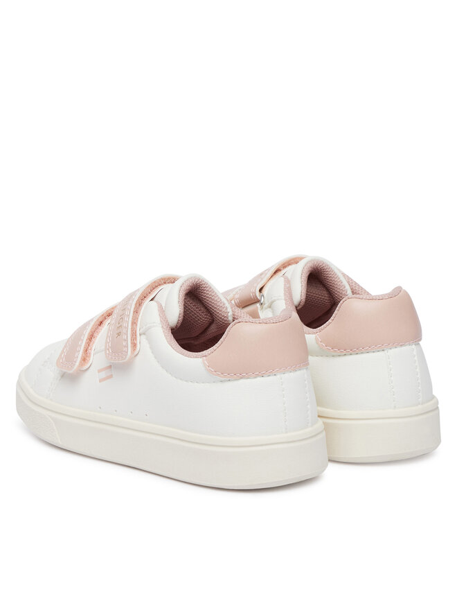 Tommy Hilfiger Sneakers Tommy Hilfiger Low Cut Velcro Sneaker T1A9-35063-1355 M Creme