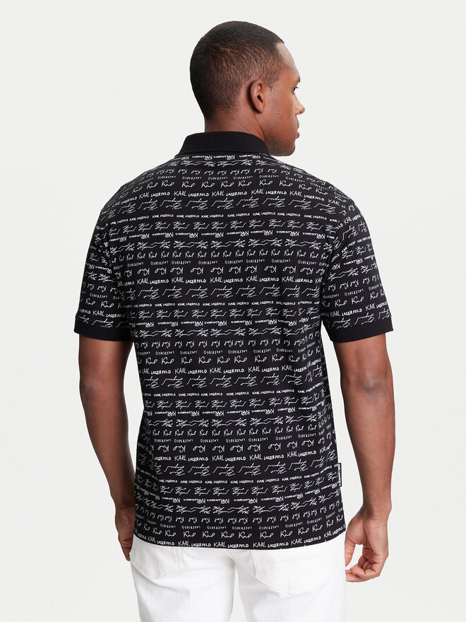 KARL LAGERFELD KARL LAGERFELD Poloshirt 745120 553225 Schwarz Regular Fit