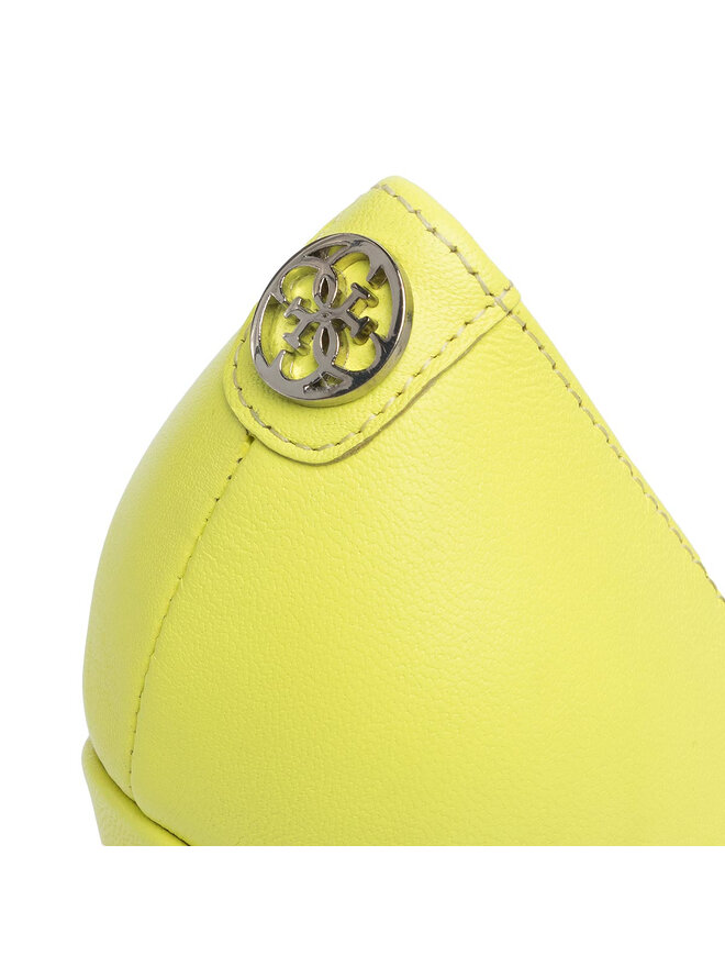 Guess Туфлі на шпильці Guess Crew5 FL6CR5 LEA08 Жовтий