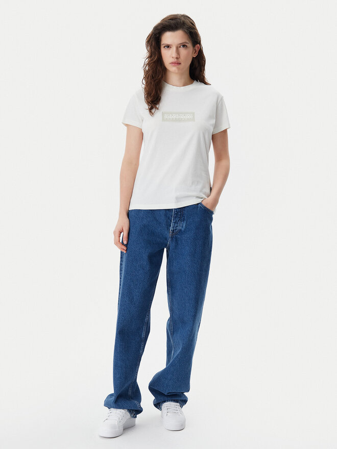 Napapijri Napapijri Camiseta NP0A4IP1 Blanco Regular Fit