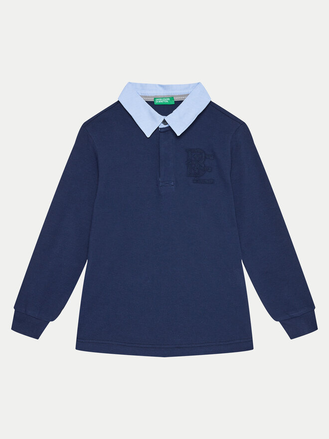 United Colors Of Benetton United Colors Of Benetton Pólóing 3088C301K Sötétkék Regular Fit