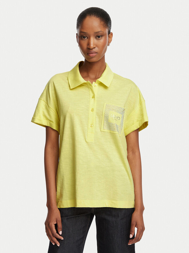 Liu Jo Liu Jo Poloshirt TA6159 JS870 Gelb Regular Fit