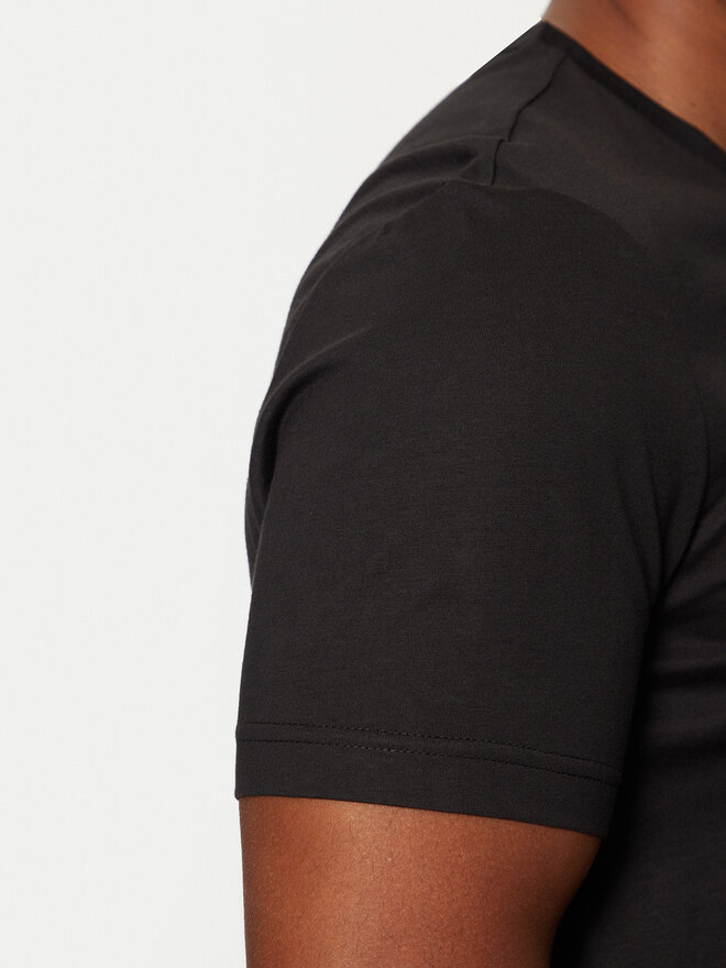 Calvin Klein Calvin Klein Camiseta Smooth Cotton T-Shirt K10K112229 Negro Regular Fit
