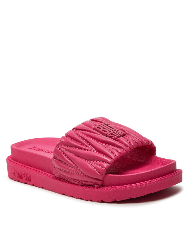 Big Star Shoes Klapki Big Star Shoes NN274A749 Różowy