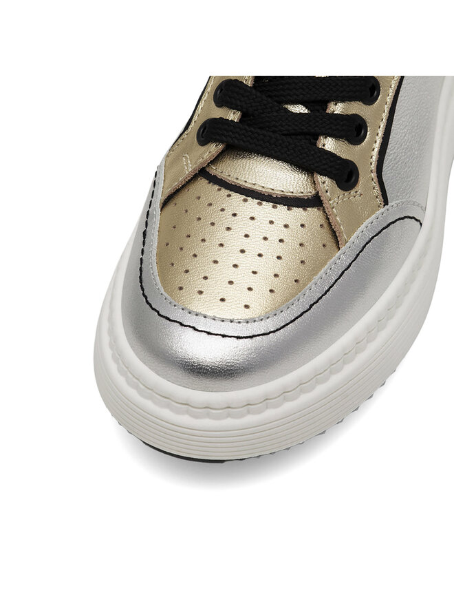 Eva Minge Sneakers Eva Minge VANESSA-0481 Argintiu