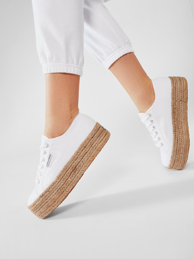 Superga 2790 white espadrille hotsell