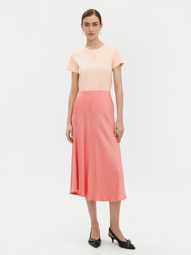 PINKO PINKO T-Shirt Bussolotto 100355 Rosa Regular Fit