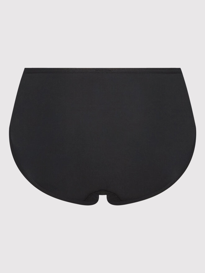 Selmark Selmark Klassischer Damenslip mit hoher Taille Basicos 00203 Schwarz
