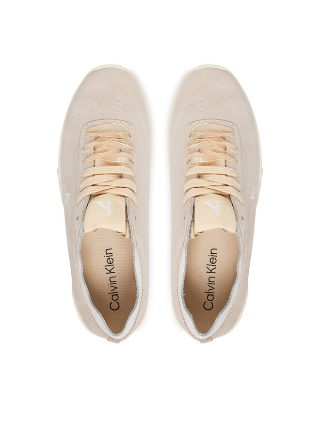 Calvin Klein Sneakers Calvin Klein Low Profile Run MG Sue HW0HW03150 Beige