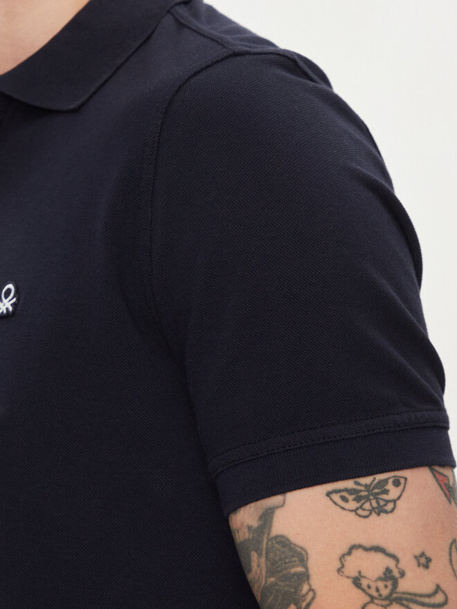 United Colors Of Benetton United Colors Of Benetton Poloshirt 3089J3179 Dunkelblau Regular Fit