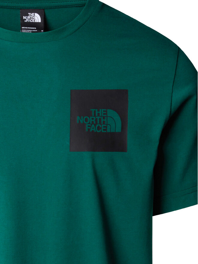 The North Face The North Face T-Shirt SS Fine NF0A8A6M Grün Regular Fit