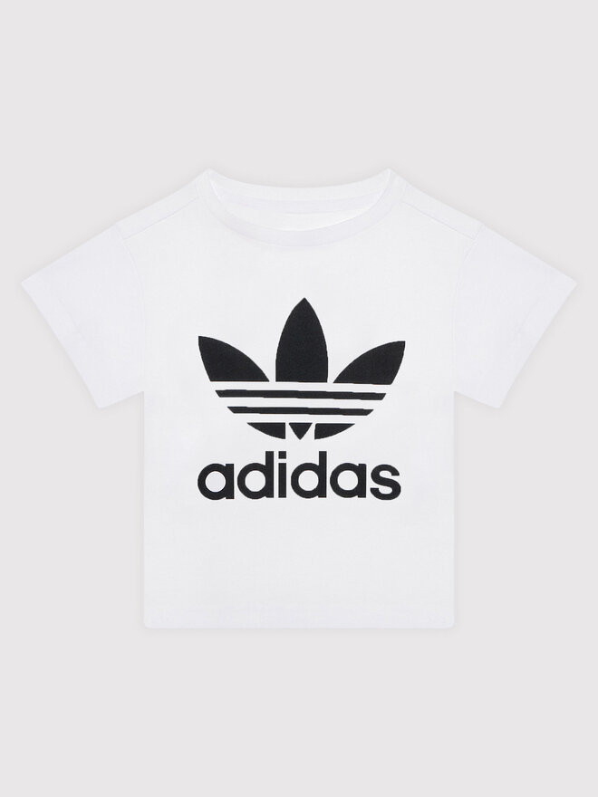 adidas adidas Marškinėliai adicolor Trefoil H25246 Balta Regular Fit