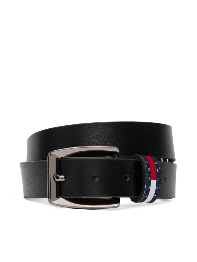 Tommy Jeans Gürtel Tommy Jeans Tjw Bold Flag 3.0 AW0AW18099 Schwarz