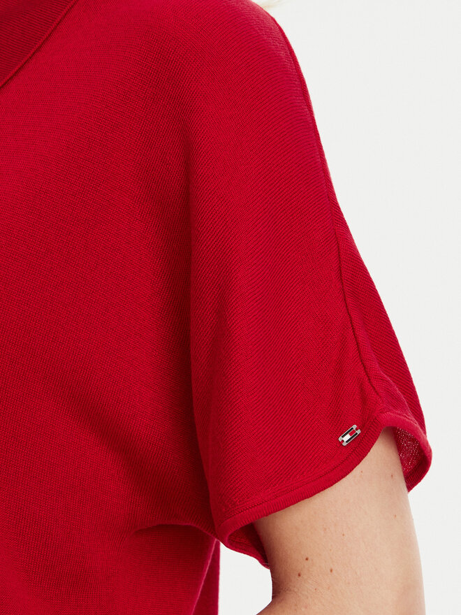 Tommy Hilfiger Tommy Hilfiger Pólóing WW0WW45652 Piros Regular Fit