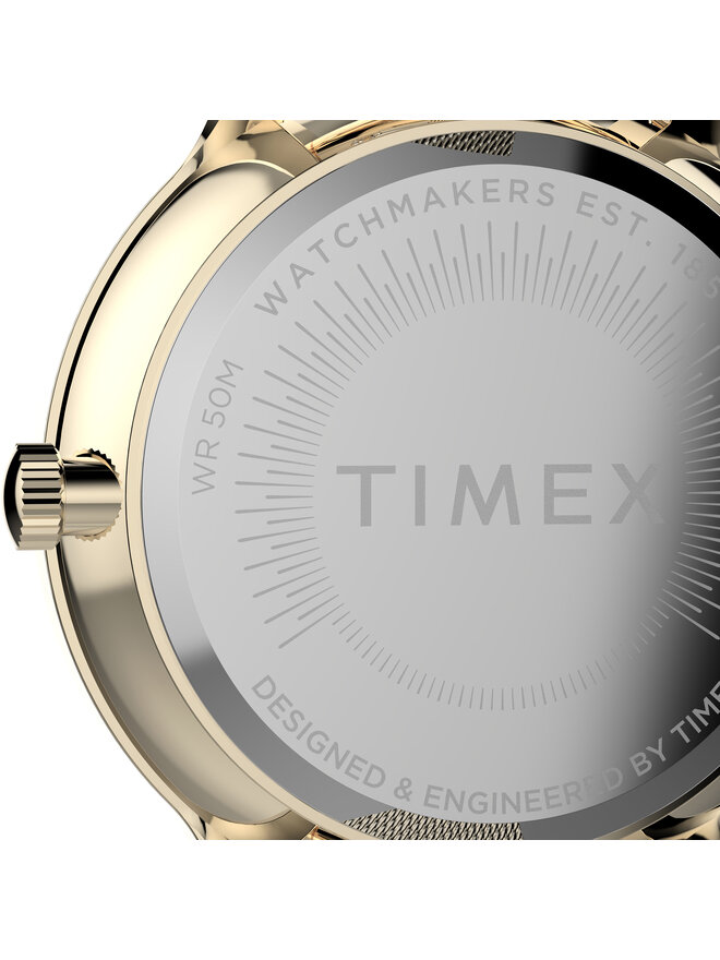Timex Zegarek Timex Transcend TW2W20000 Złoty