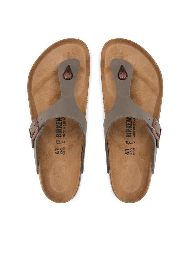 Birkenstock Šlepetės per pirštą Birkenstock Gizeh 0043391 Pilka