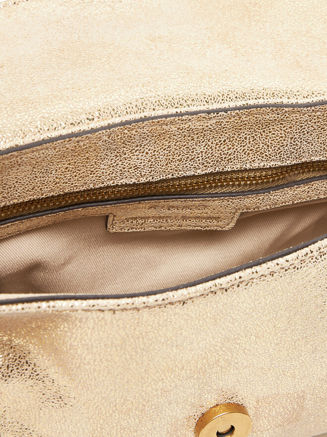 PINKO Handtasche PINKO Jolene Shoulder Mini PE 25 PLTT 102802 A27K Goldfarben