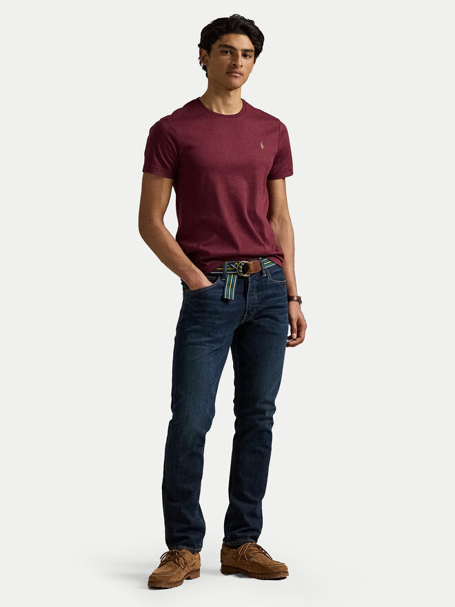 Polo Ralph Lauren Polo Ralph Lauren Camiseta 710740727098 Guinda/burdeos Custom Slim Fit