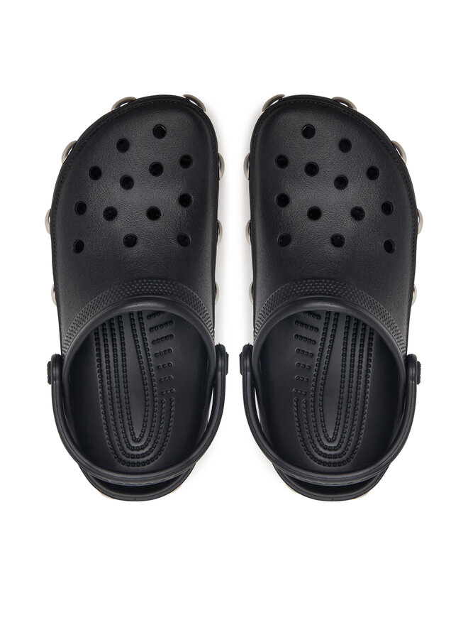 Crocs Pantoletten Crocs Classic Big Studded Clog 214236 Schwarz