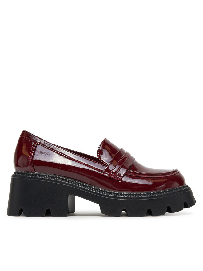 DeeZee Loafersy DeeZee HLD-2016 Bordowy