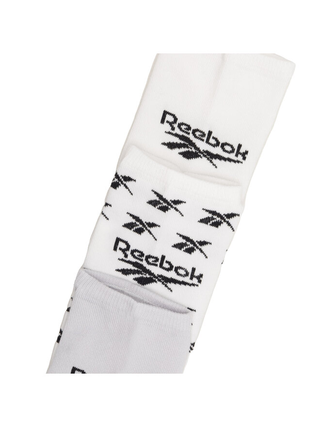 Reebok Комплект 3 чифта къси чорапи унисекс Reebok CL FO Invisible Sock GG6678 Бял