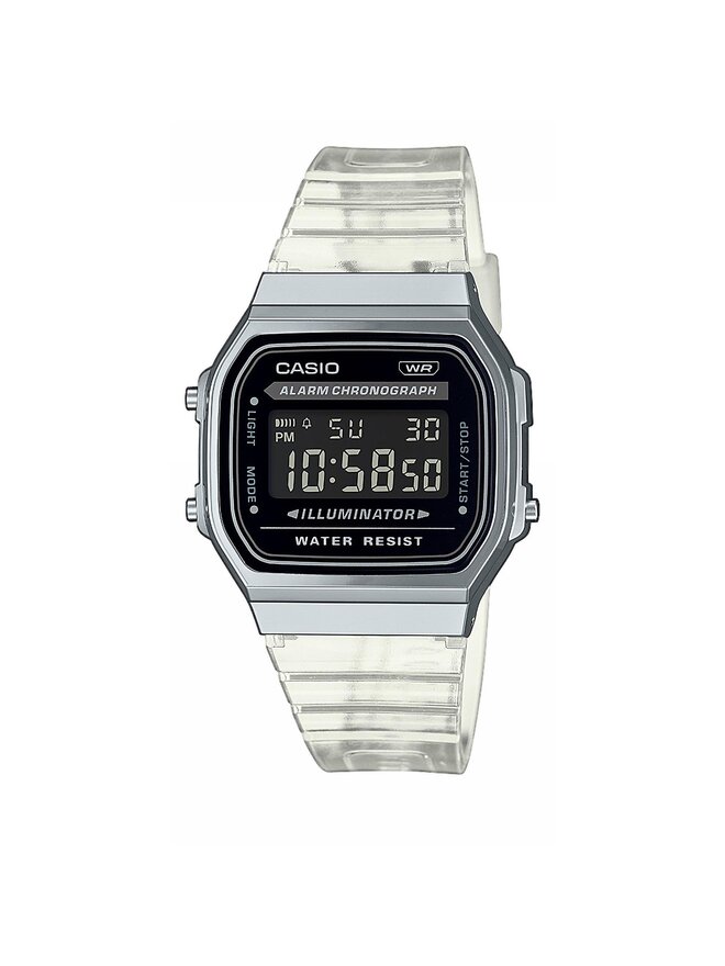 Casio Часовник Casio Vintage Digital A168XES-1BEF Бял