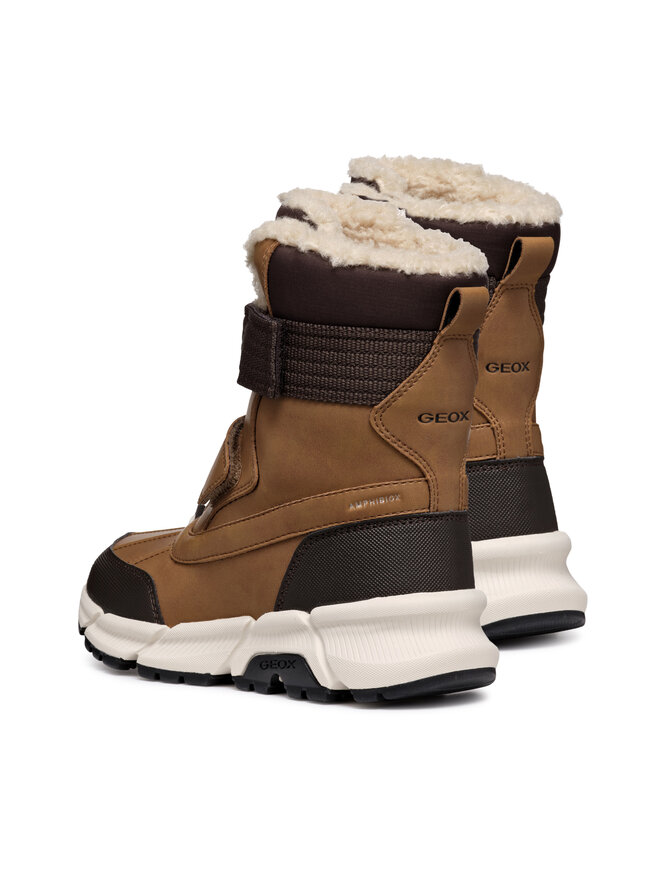 Geox Čizme za snijeg Geox J Flexyper Plus Boy J46LCF 0MEFU C6780 S Smeđa