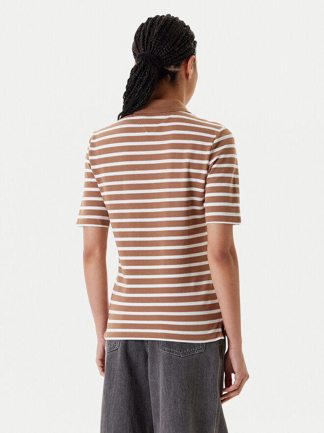 Tommy Hilfiger Tommy Hilfiger Поло 1895 WW0WW43224 Коричневий Regular Fit