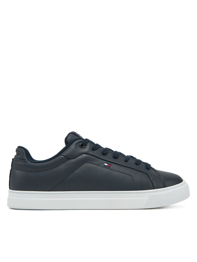 Tommy Hilfiger Αθλητικά Tommy Hilfiger Icon Court Lth Flag Ess FM0FM05317 Σκούρο μπλε