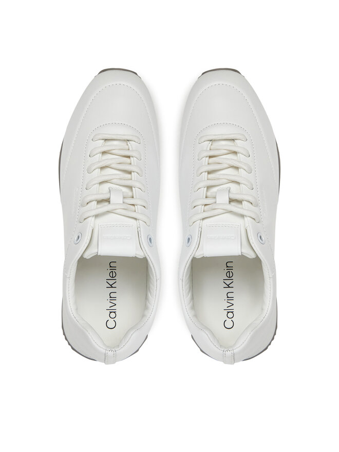 Calvin Klein Sneakersy Calvin Klein Runner Lace Up - Lth HW0HW02396 Biały
