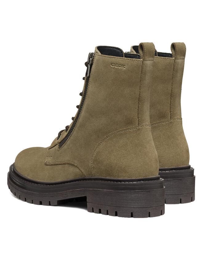 Geox Īsie zābaki Geox D Iridea D16HRF 00022 C3704 Haki