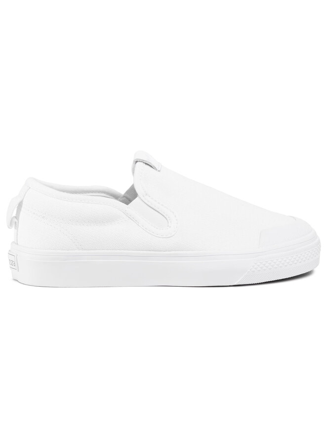 adidas Sneakers aus Stoff adidas Nizza Slip On EF1185 Weiß